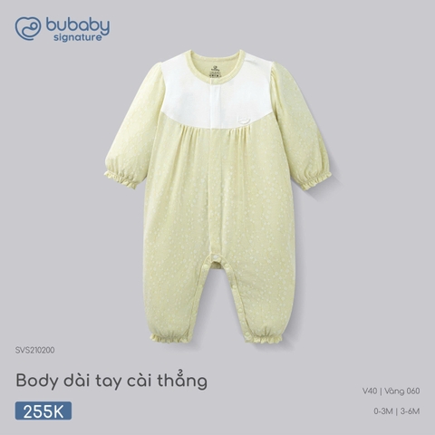 (0M-3M) BU - Body dài tay cài thẳng - SVS210200