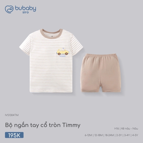 (6M-4Y) BU - Bộ ngắn tay cổ tròn Timmy - IVS1304TM