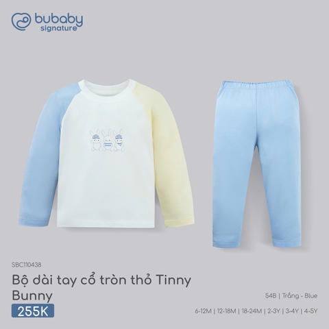 (6M-4Y) BU - Bộ dài tay cổ tròn thỏ Tinny Bunny - SBC110438