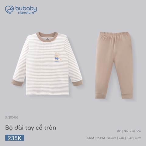 (6M-4Y) BU - Bộ dài tay cổ tròn - SVS110400