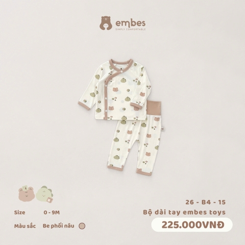 EMBES - Bộ dài tay embes toys be phối - 26-B4-15
