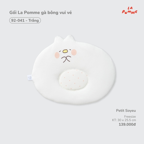 (FS) LP - Gối La Pomme gà bông vui vẻ - Trắng
