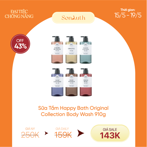 Sữa Tắm Happy Bath Soap Original Body Wash 910g