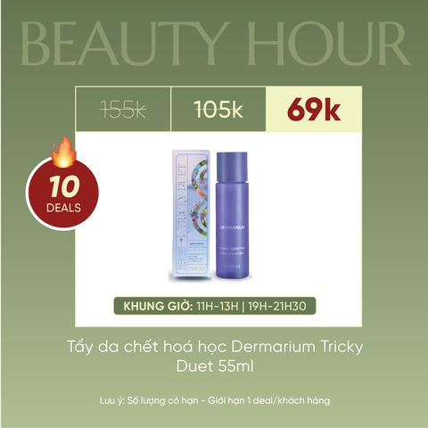 Tẩy Tế Bào Chết Hóa Học Dermarium Tricky Duet