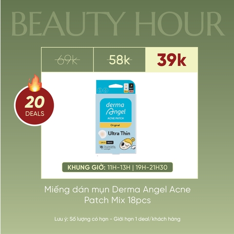 Miếng Dán Mụn Ngày Đêm Derma Angel Acne Patch