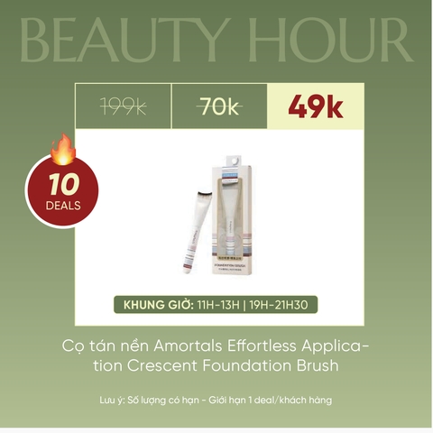Cọ Tán Nền Amortals Effortless Application Crescent Foundation Brush