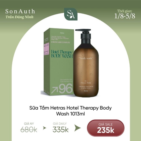 Sữa Tắm Hetras Hotel Therapy Body Wash 1013ml