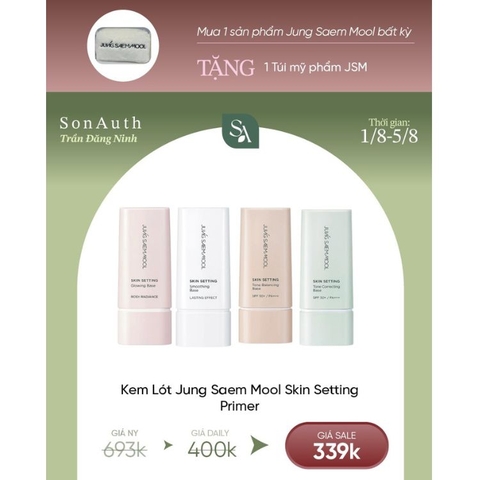 Kem Lót Jung Saem Mool Skin Setting Primer 40ml