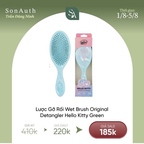 Lược Gỡ Rối Wet Brush Original Detangler Hello Kitty 50