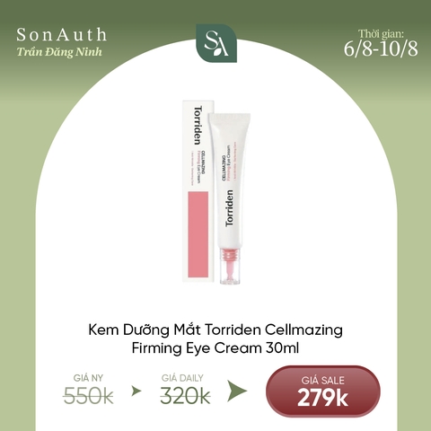 Kem Mắt Torriden Cellmazing Firming Eye Cream 30ml