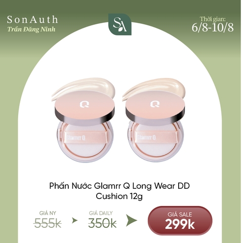 Phấn Nước Lâu Trôi Glamrr Q Long Wear DD Cushion 12g