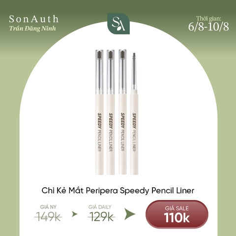 Chì Kẻ Mắt Peripera Speedy Pencil Liner 0.14g