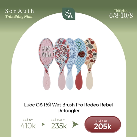 Lược Gỡ Rối Phong Cách Cao Bồi Mỹ Wet Brush Pro Rodeo Rebel Detanger