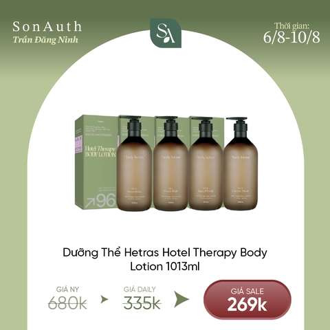 Dưỡng Thể Hetras Hotel Therapy Body Lotion 1013ml