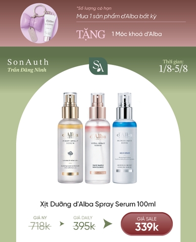 Xịt Tinh Chất Dưỡng Da d'Alba White Truffle Spray Serum
