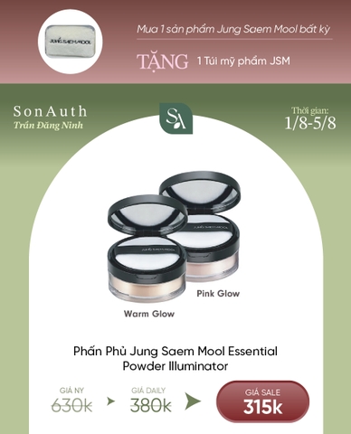 Phấn Phủ Bột Nhũ Bắt Sáng Jung Saem Mool Essential Powder Illuminator 10g