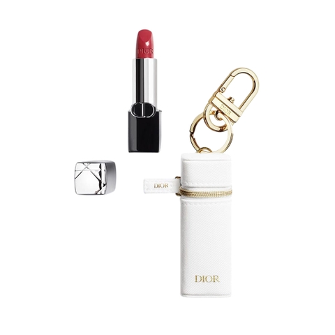 Set Son Dior Lipstick Case Rouge Dior 720S Gift Platinum Member