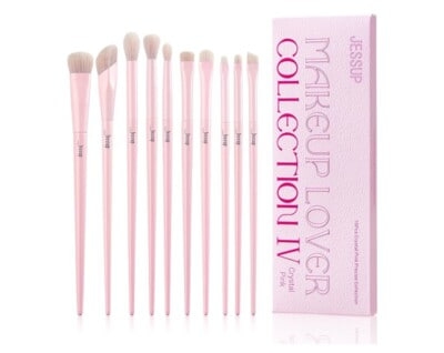 Bộ cọ trang điểm Jessup Makeup Lover Collection IV (Crystal Pink)