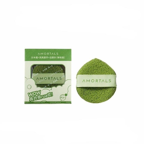 Bông Mút Rửa Mặt Amortals Wash To Smile Face Washing Puff