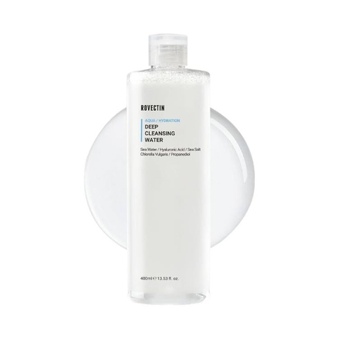 Tẩy Trang Dưỡng Ẩm Rovectin Aqua Deep Cleansing Water 400ml