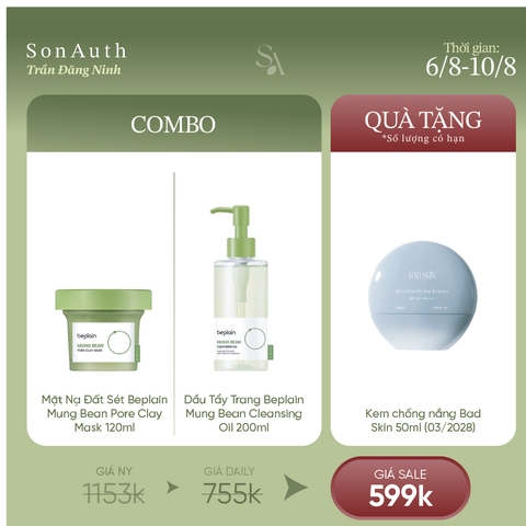 Combo KT-11| Combo Beplain Tặng Badskin