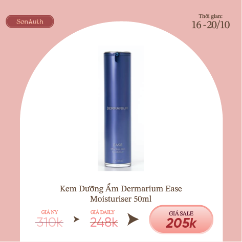 Kem Dưỡng Dịu Nhẹ Dermarium Moisturiser Ease 50ml