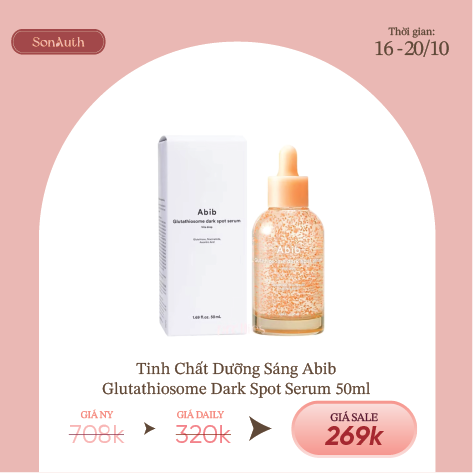 Tinh Chất Viên Nang Dưỡng Sáng Abib Glutathiosome Dark Spot Serum 50ml