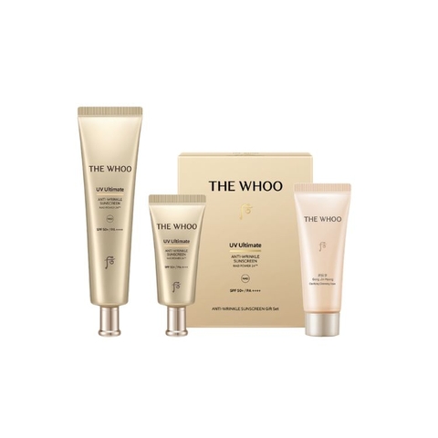 Bộ Kem Chống Nắng The Whoo UV Ultimate Anti-Wrinkle Sunscreen Set