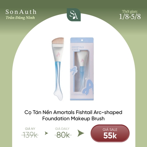 Cọ Tán Nền Tiên Cá Amortals Fishtail Arc-shaped Foundation Makeup Brush