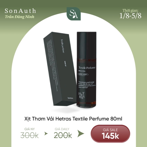 Nước Hoa Xịt Vải Hetras Textile Perfume 80ml