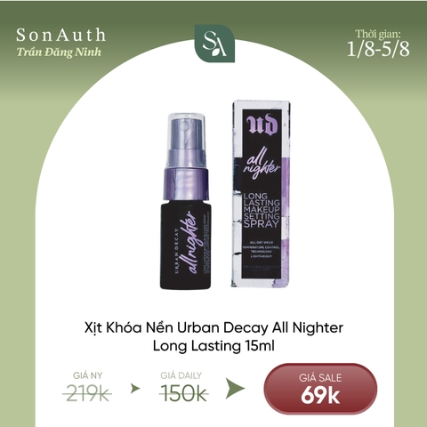 Xịt Trang Điểm Urban Decay All Nighter Long Lasting 15ml