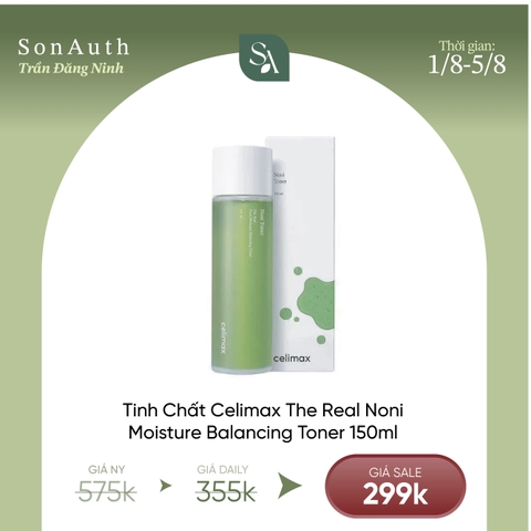 Nước Cân Bằng Celimax The Real Noni Moisture Balancing Toner 150ml