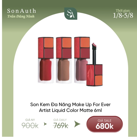 Son Kem Đa Năng Make Up For Ever Artist Liquid Color 6ml