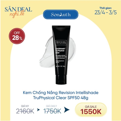 Kem Chống Nắng Revision Intellishade TruPhysical Clear SPF50
