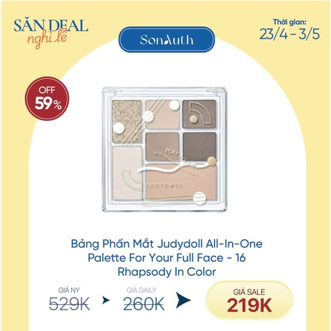 Bảng Phấn Đa Năng Judydoll All-In-One Palette For Your Full Face