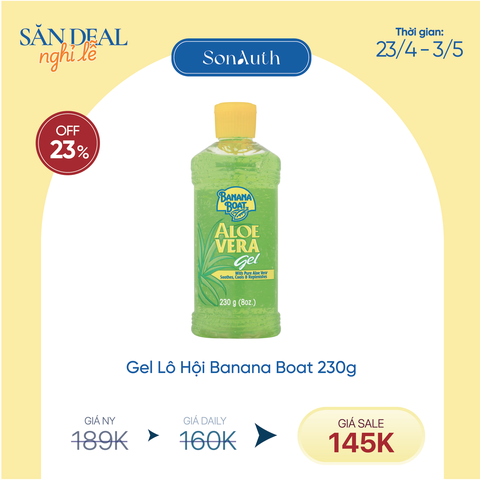 Gel Dưỡng Làm Dịu Banana Boat Aloe Vera Gel 230g