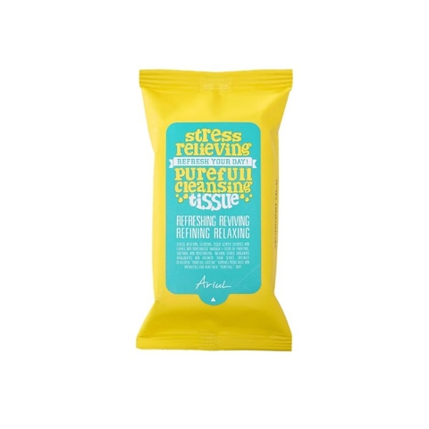 Khăn Ướt Tẩy Trang Ariul Stress Relieving Purefull Cleansing Tissue