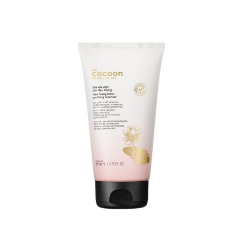 Sữa Rửa Mặt Sen Hậu Giang Cocoon Hau Giang Lotus Soothing Cleanser 140ml