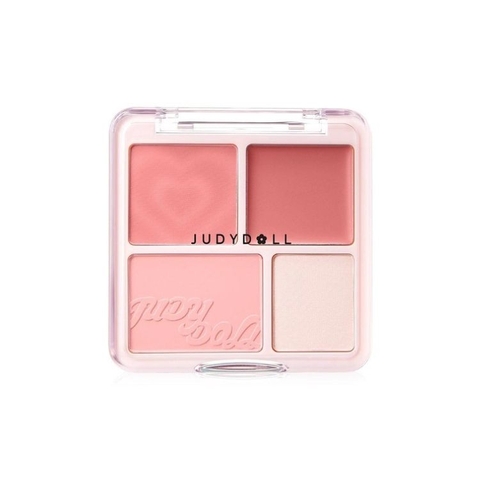 Bảng Má Hồng Và Bắt Sáng Judydoll Blush & Highlight Palette 9g