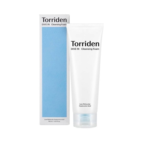 Sữa Rửa Mặt Torriden Dive In Low Molecular Hyaluronic Acid Cleansing Foam 150ml