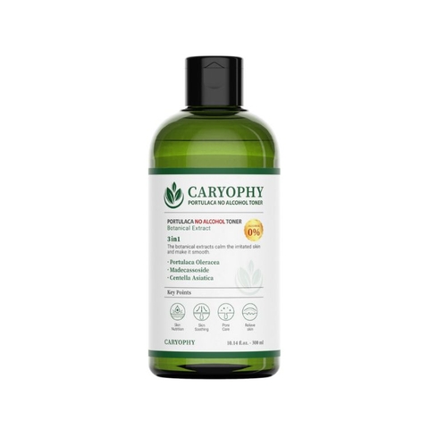 Nước Hoa Hồng Dưỡng Ẩm, Làm Dịu Caryophy Portulaca No Alcohol Toner 300ml