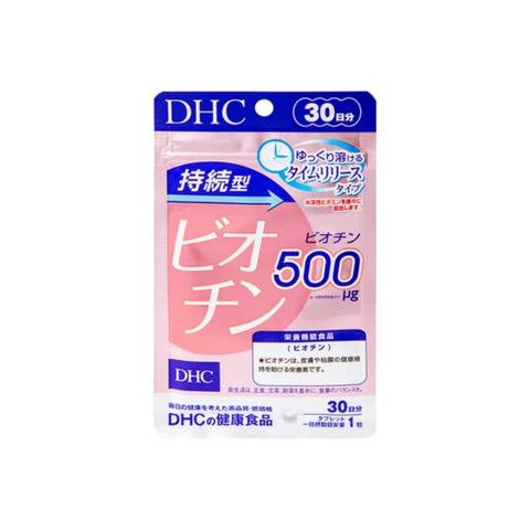 Viên Uống DHC Sustained Release Biotin Hỗ Trợ Tóc Và Móng