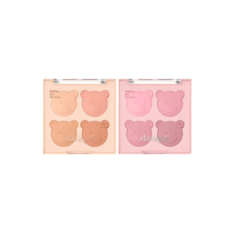 Bảng Phấn Má Dasique Blending Mood Cheek 4 Colors 8.8g (My Bear)