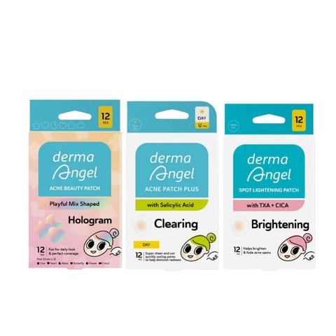 Miếng Dán Mụn Chuyên Biệt Derma Angel Acne Patch 12pcs