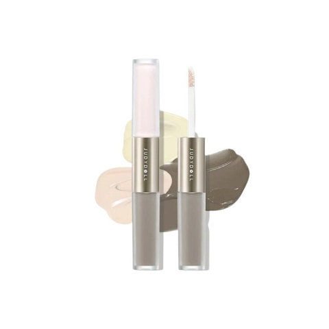 Kem Tạo Khối & Bắt Sáng 2 Đầu Judydoll Liquid Highlighter & Contour Duo 4.8g