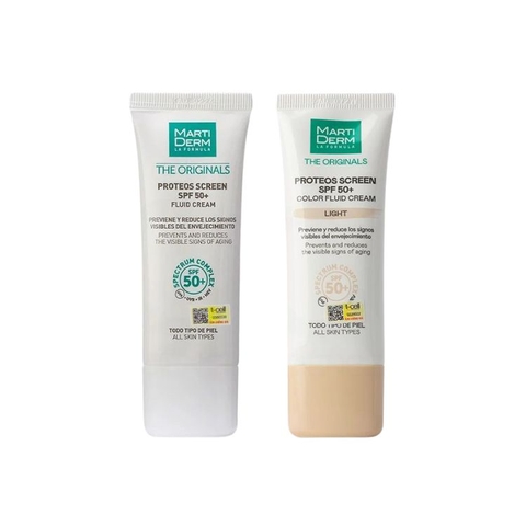 Kem Chống Nắng MartiDerm The Originals Proteos Screen SPF50+ Fluid Cream 40ml