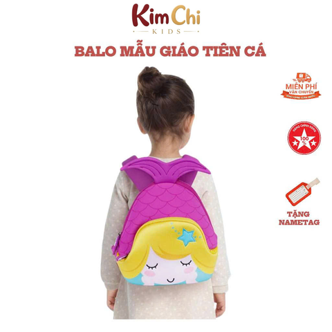 Balo mẫu giáo Nohoo chính hãng siêu nhẹ hình thú dễ thương cho bé từ 2-6 tuổi NHB046