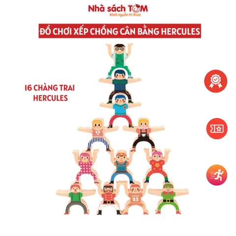Đồ Chơi Xếp Chồng Cân Bằng Hercules – Đồ Chơi Giáo Dục Thông Minh Cho Bé 3 Tuổi