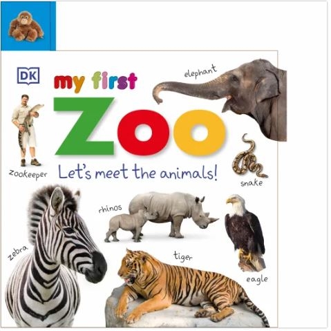 DK - Tabbed Board Books My First Zoo Let's Meet the Animals! (Khám phá thế giới động vật)