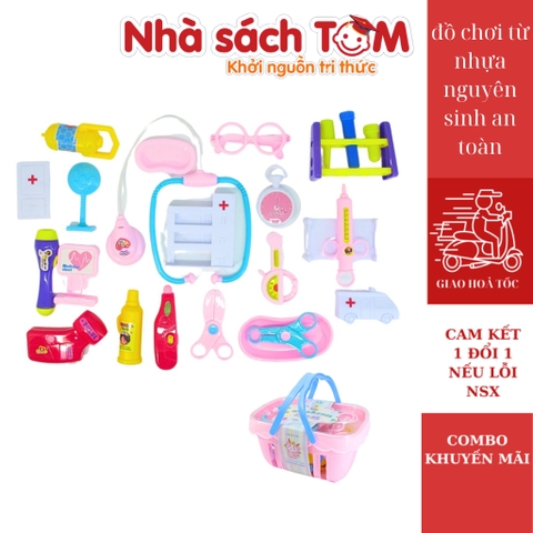 Bộ đồ chơi bác sỹ cho bé,Latoys,đồ chơi an toàn cho bé bằng nhựa nguyên sinh đạt ISO9001-2015